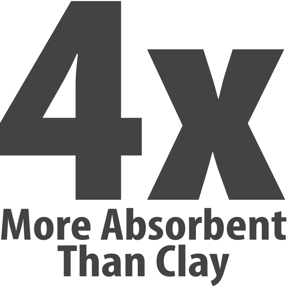 4 Time More Absorbent Than Clay Image